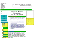Desktop Screenshot of mormonstoday.com